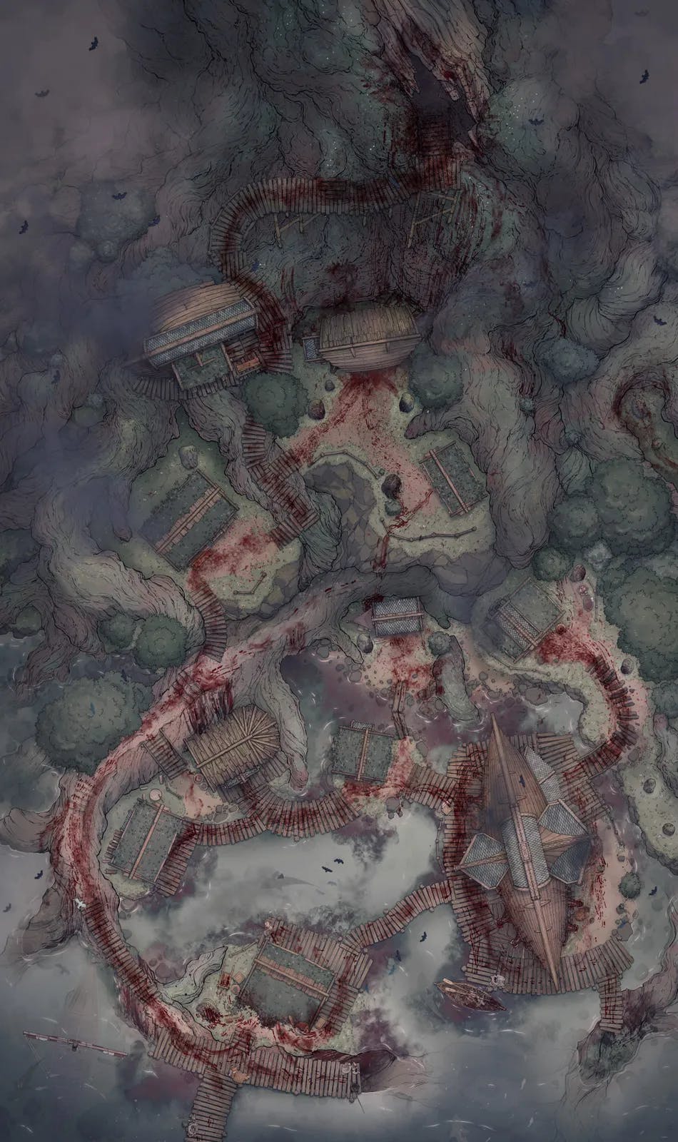 Yggdrasil Village map, Massacre variant