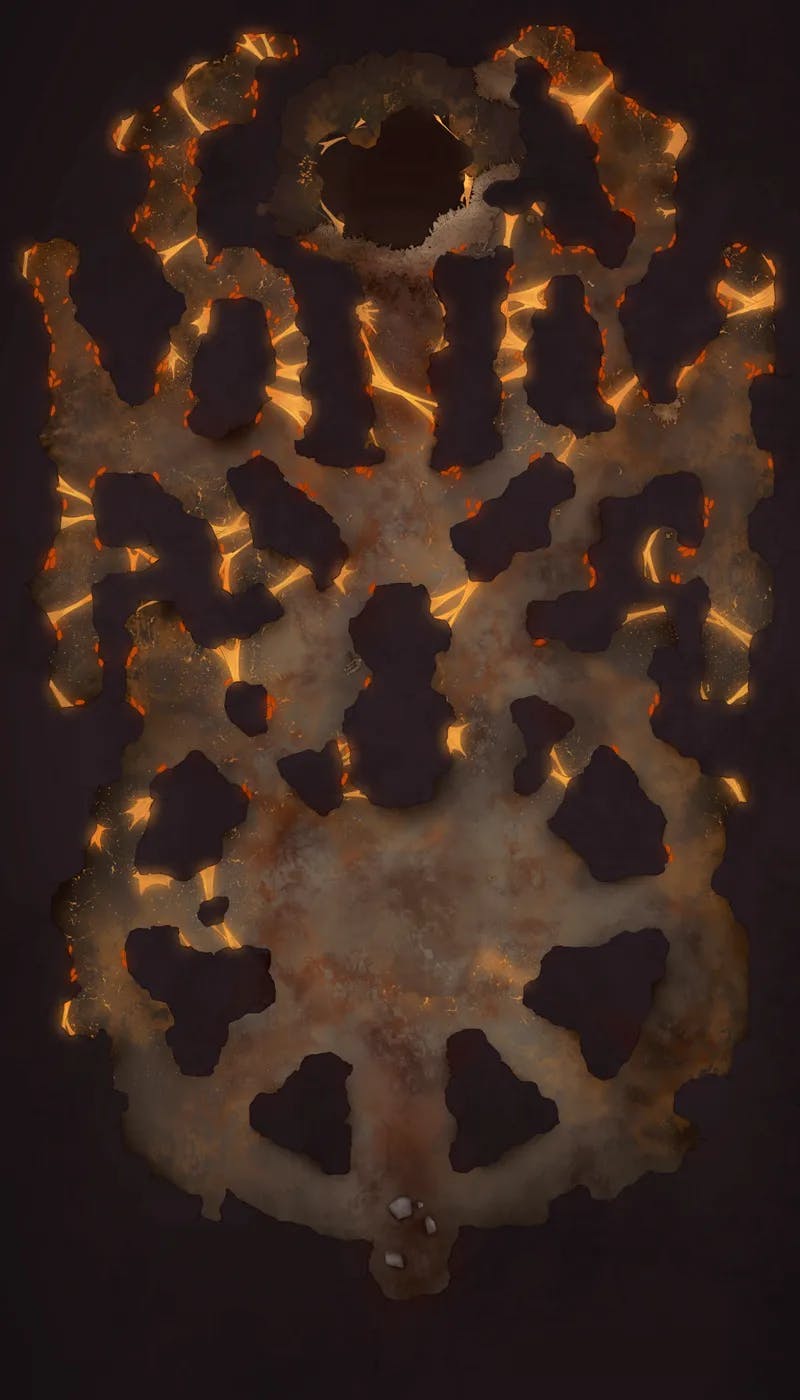 Necropolis Dungeon map, Level 4 Hive Variation 2 variant