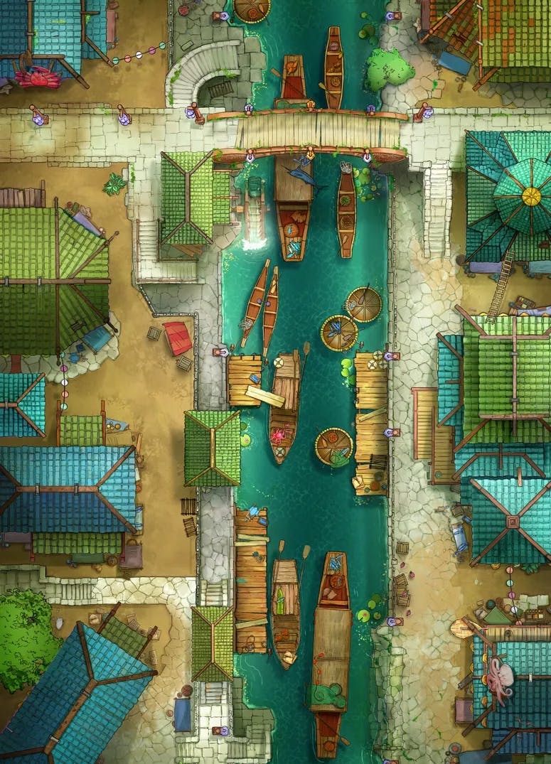 Floating Market map, Original Day variant thumbnail