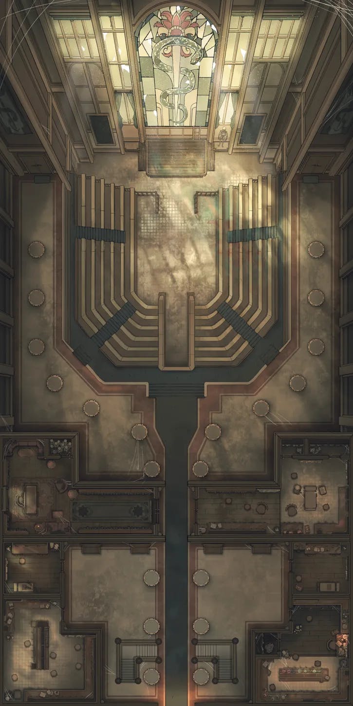 Experimental Surgery Theatre map, Floor 2 Abandoned variant