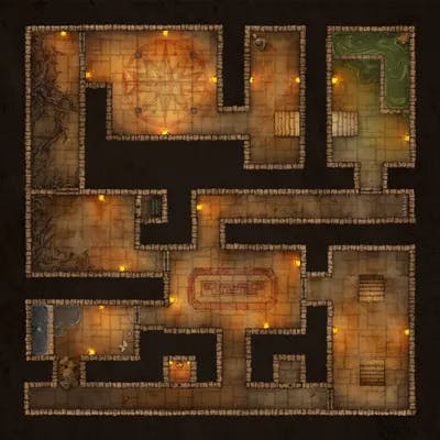 Temple of the Couatl Interior map, Floor 3 variant thumbnail