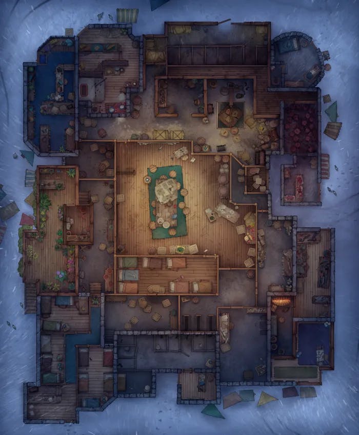 Thieves Guild Hideout map, Snow variant thumbnail