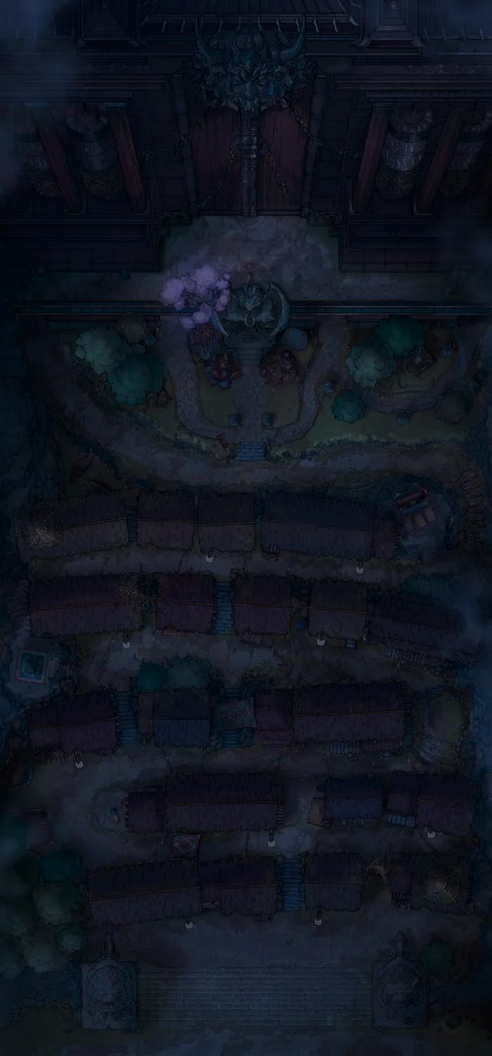 The Forbidden Gates map, Original Night Dark variant