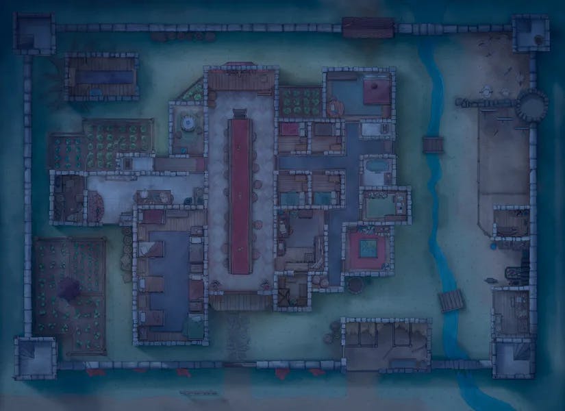 Adventurers' Guildhall map, Original No Light Night variant thumbnail