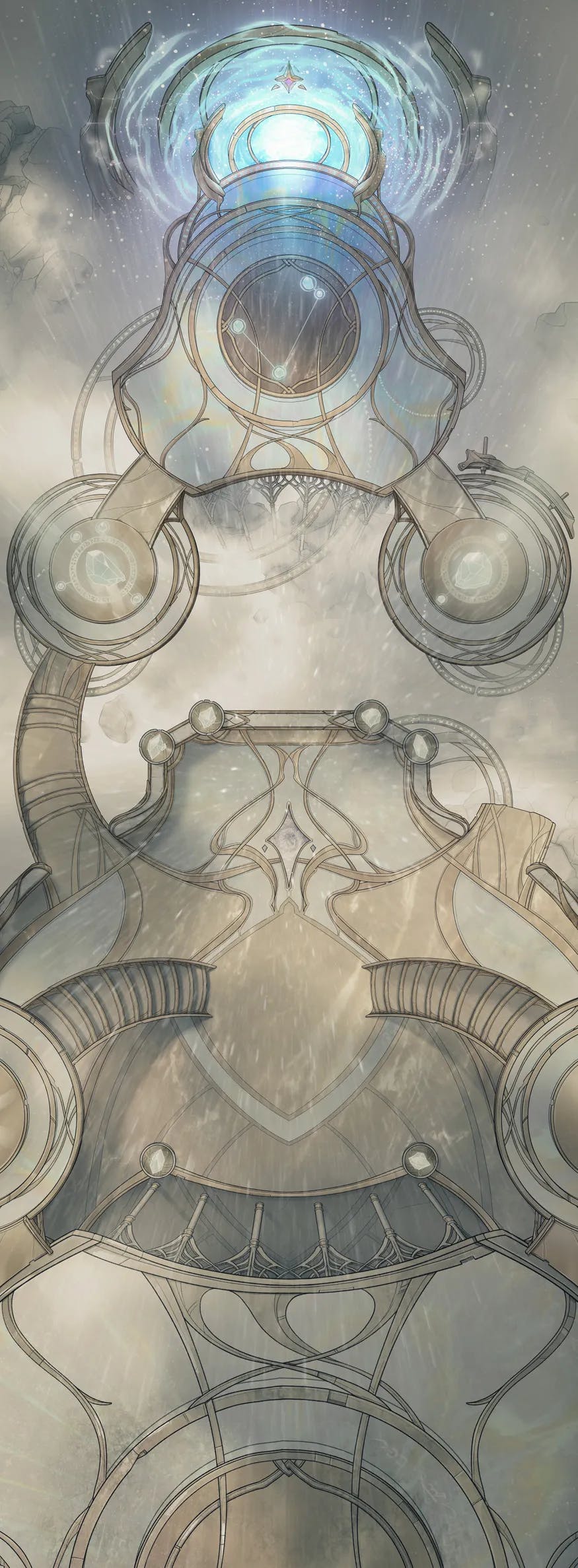 Elven Magitech Portal map, Rain variant