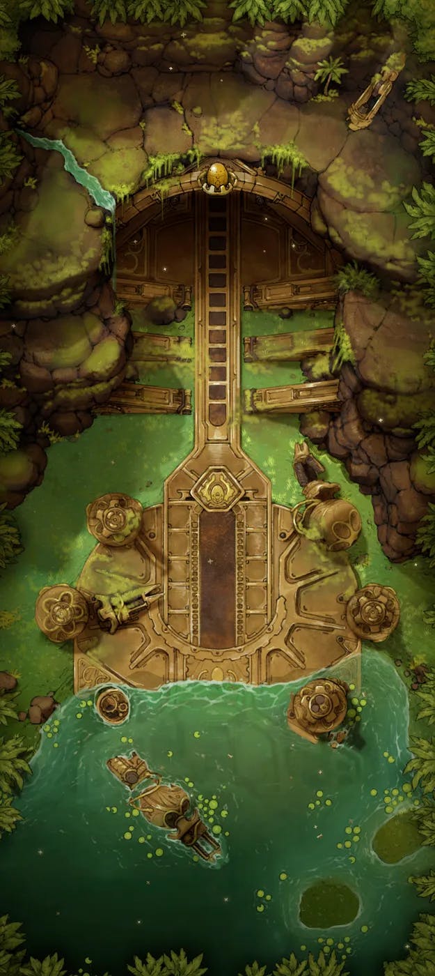 Clockwork Dragon Lair Exterior map, Jungle variant