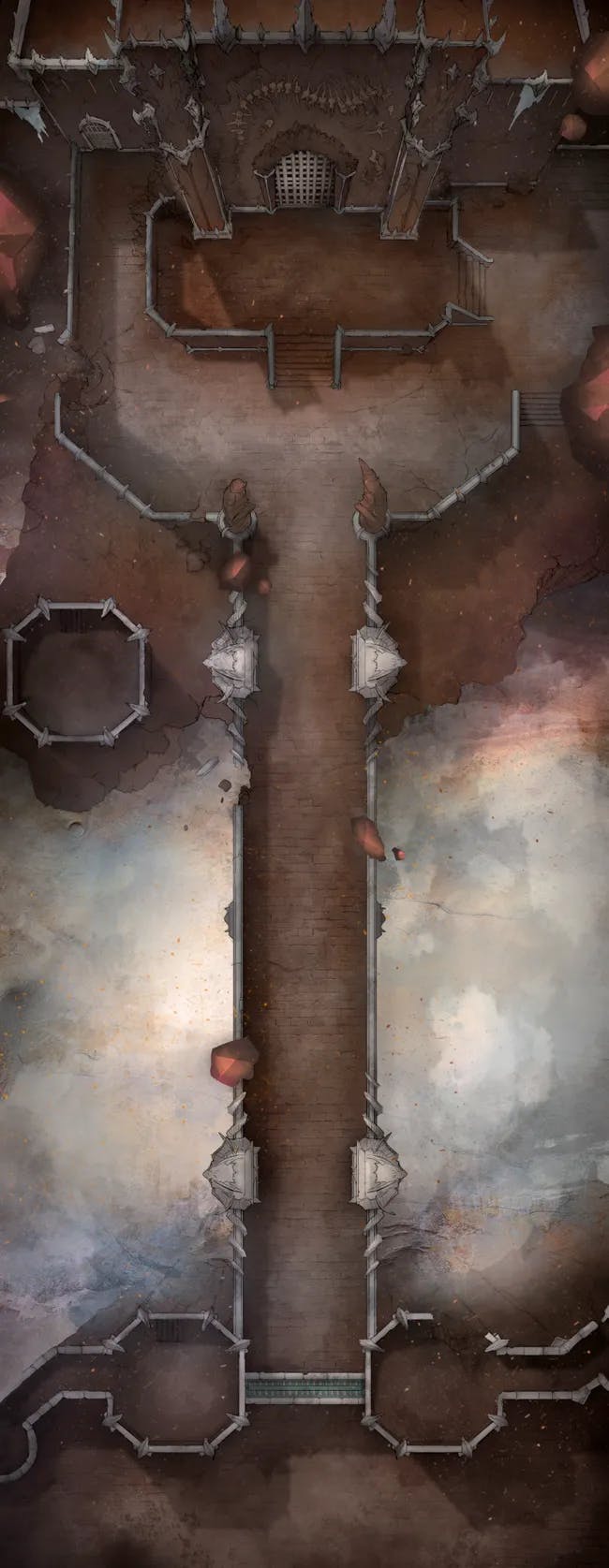 Winter Fortress Bridge map, Desert variant thumbnail