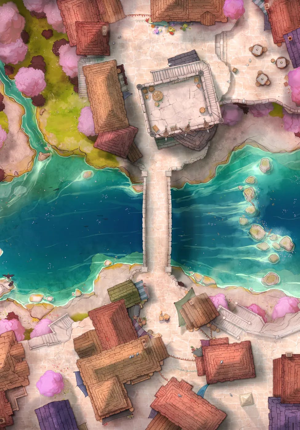 Bridge Town map, Spring variant thumbnail