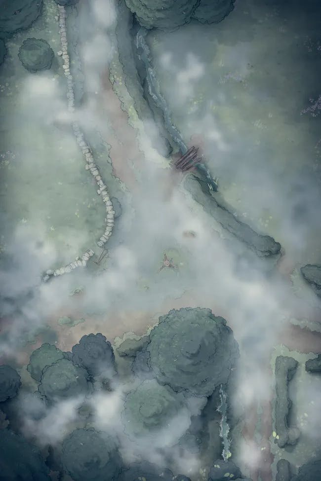 Crossroads map, Fog variant