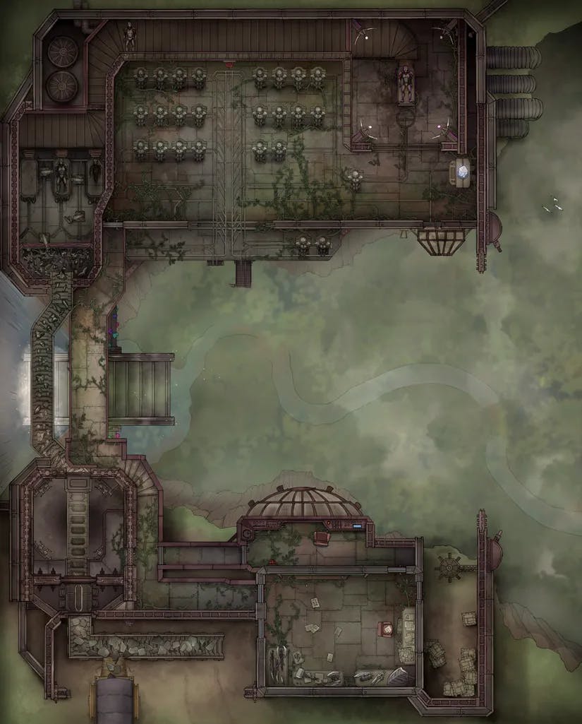 Warforged Factory map, Jungle Day variant thumbnail