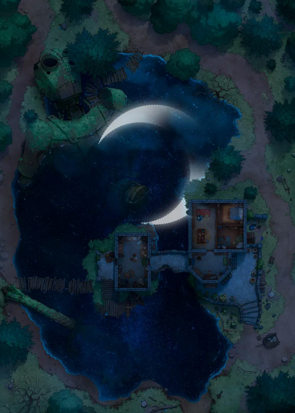 Rusty Robot Lake map, Astral Reflection variant thumbnail