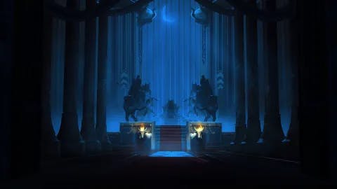 Royal Throne Room map, Night Lit variant