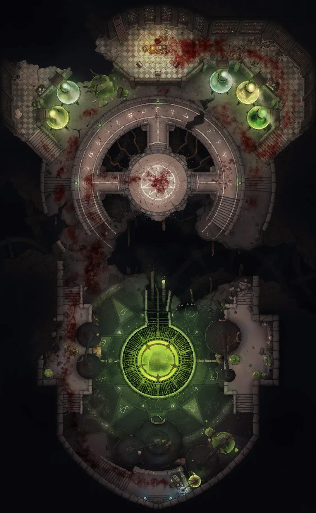 Alchemy Dungeon map, Massacre variant