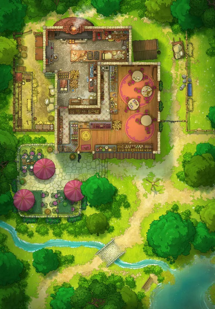 Village Bakery map, No Animals Day variant thumbnail
