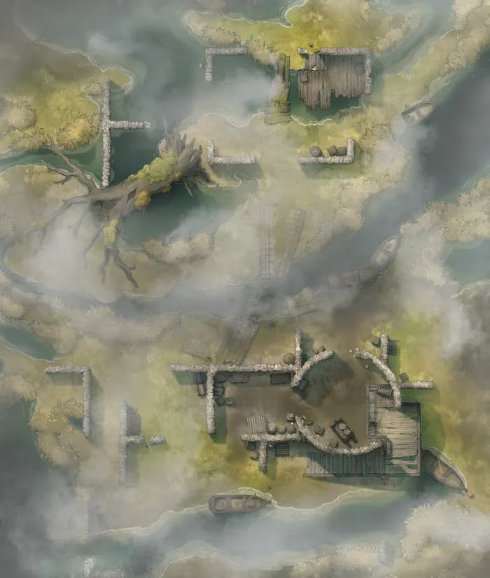 Smuggler's Fen map, Fog variant