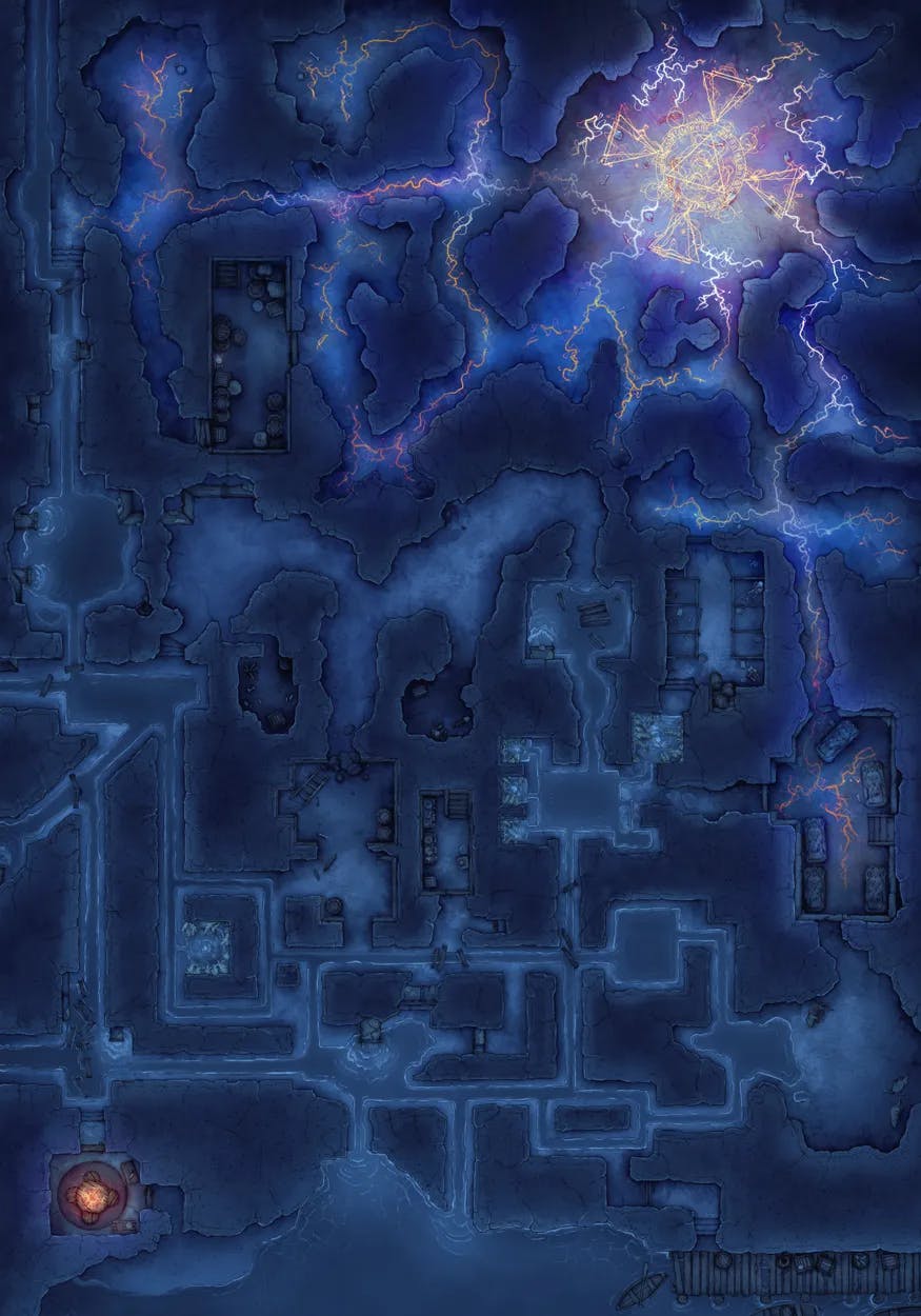 Cavern of the Venom Queen map, Cult Cave variant thumbnail