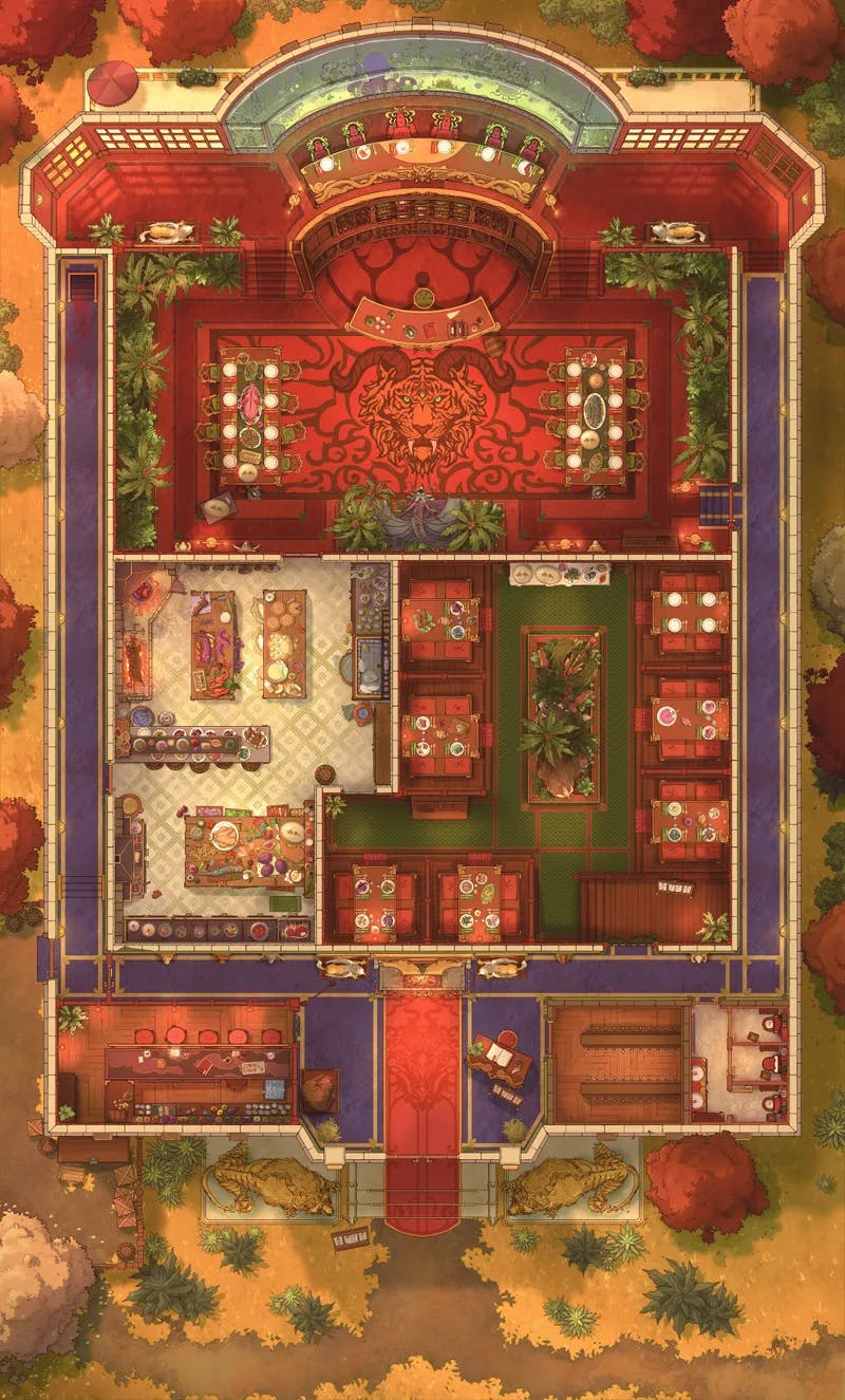 Monster Hunter Restaurant map, Autumn variant thumbnail