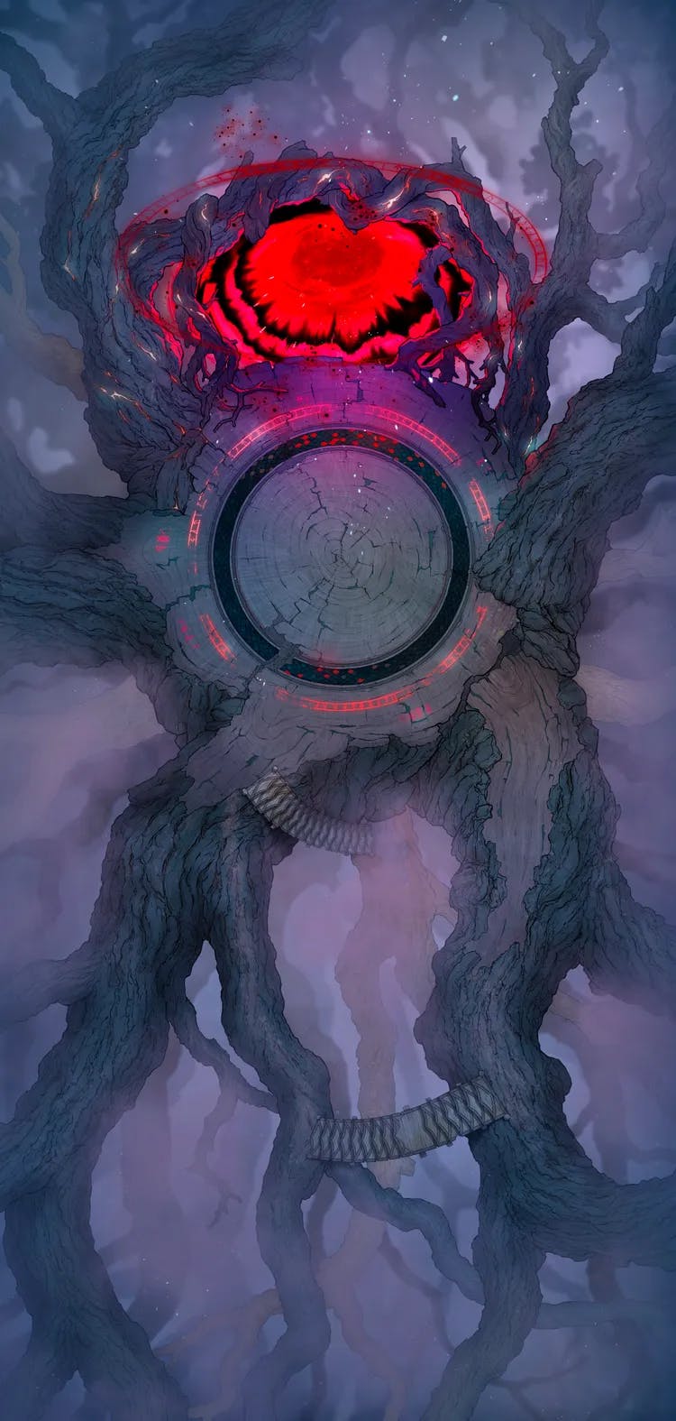 Yggdrasil Treetop map, Dark variant thumbnail