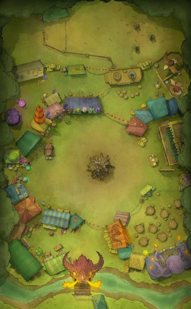Monster Festival map, Shooting Contest & Effigy Bonfire Day variant thumbnail