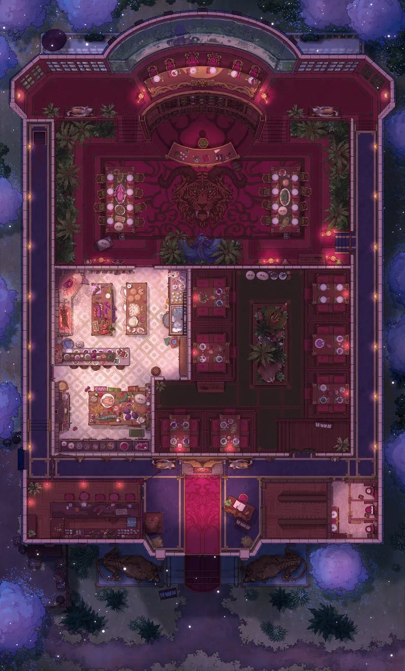 Monster Hunter Restaurant map, Spring Night variant thumbnail