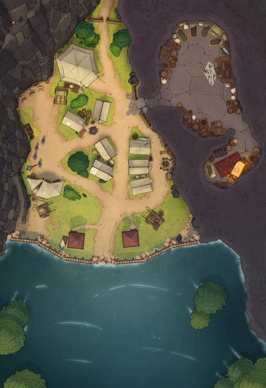 Rebel Camp map, Flood Day variant thumbnail