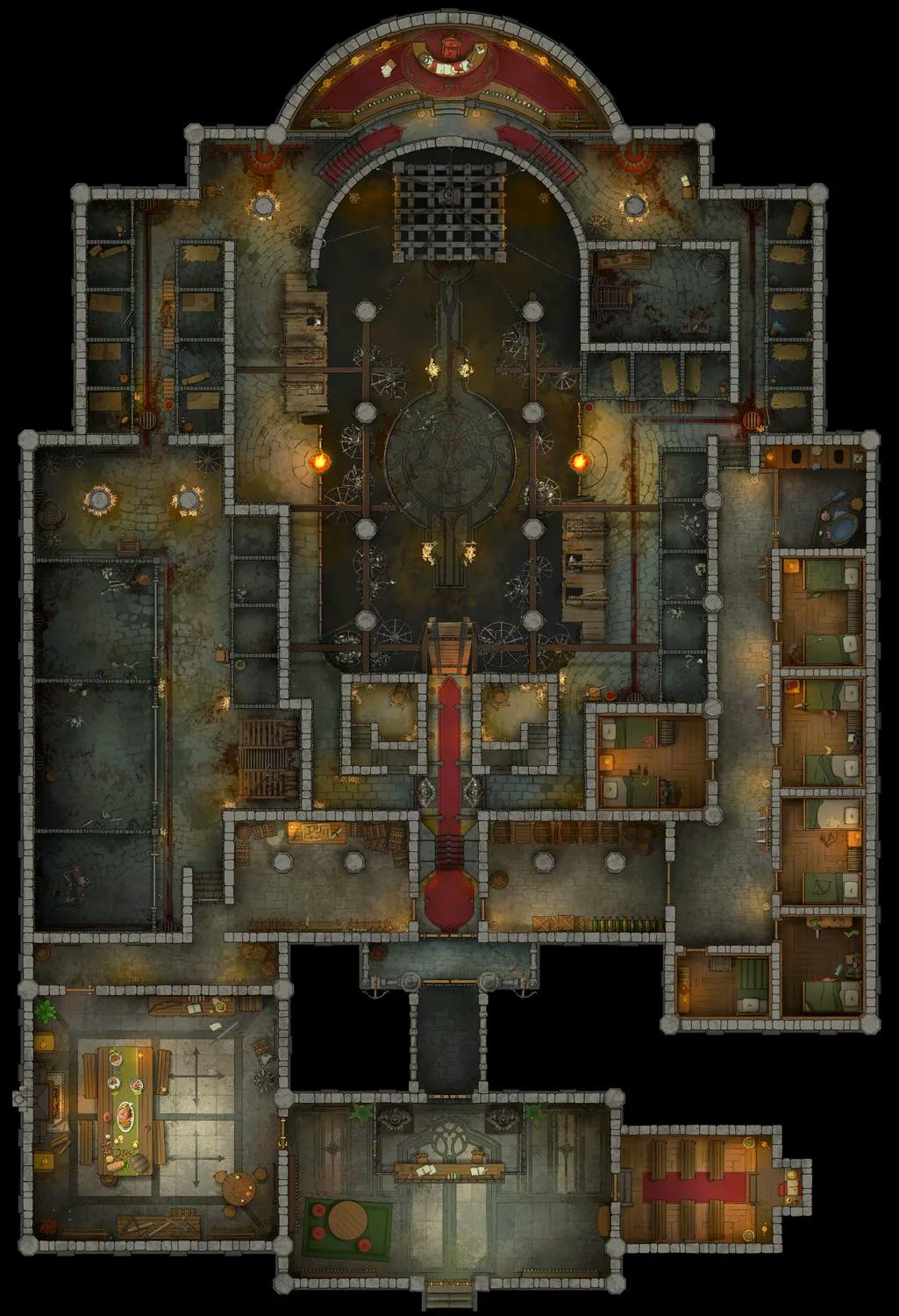 Medieval Jail map, Original  Day variant