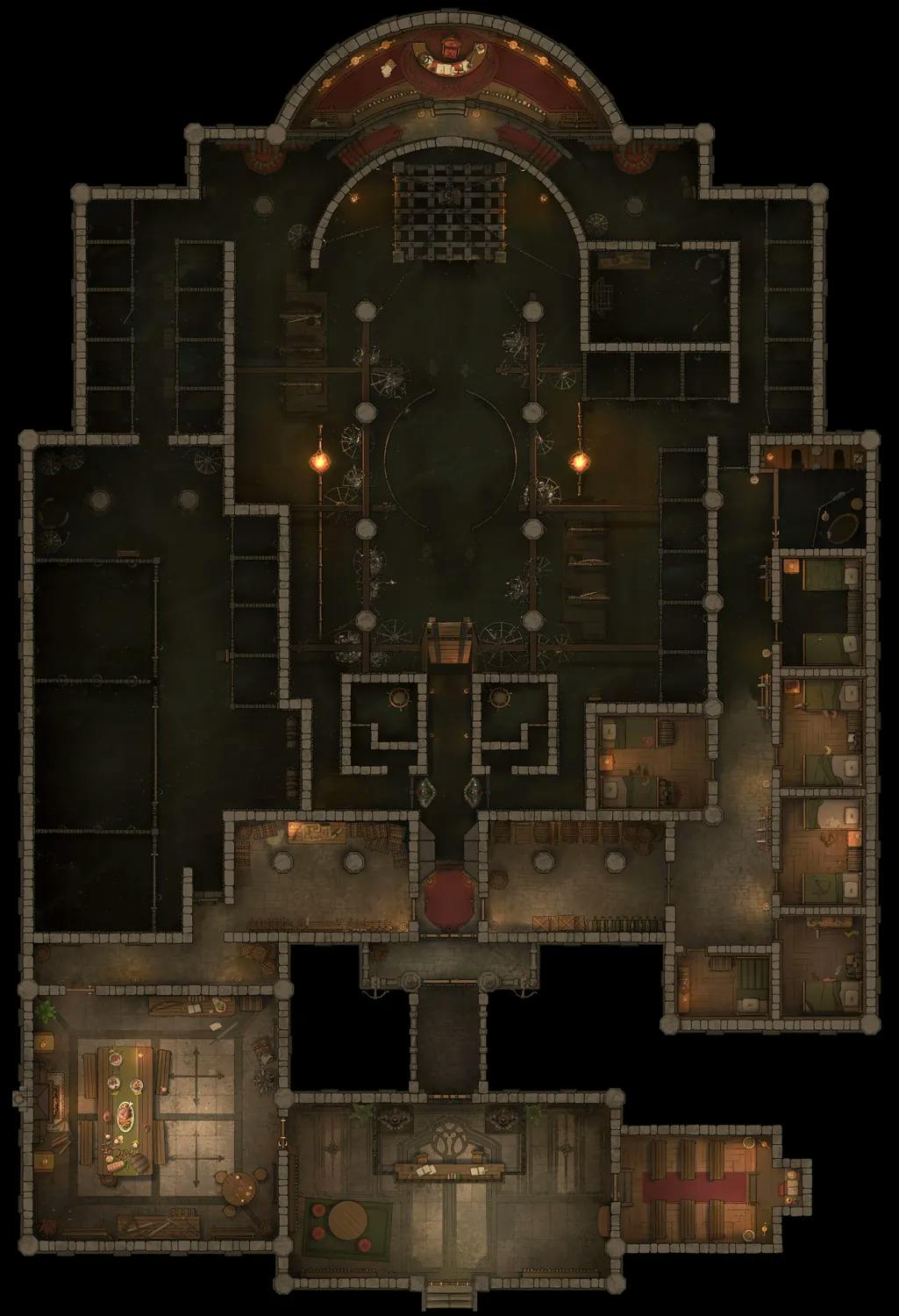 Medieval Jail map, Flooded variant thumbnail