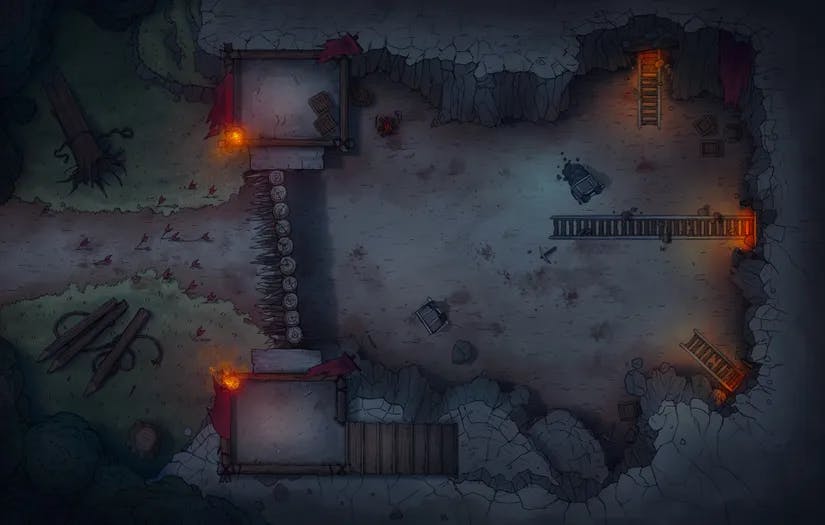 Abandoned Mine Entrance map, Goblin Night variant thumbnail
