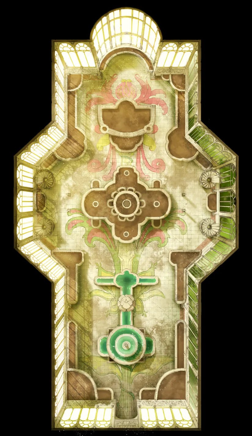 Victorian Greenhouse map, Empty Day variant