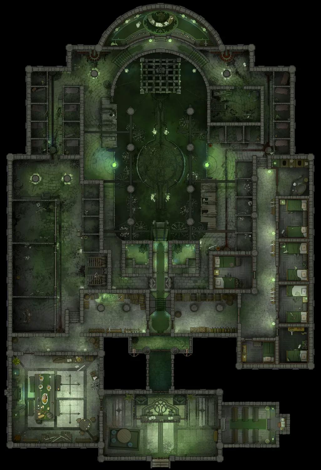 Medieval Jail map, Fire Green variant thumbnail