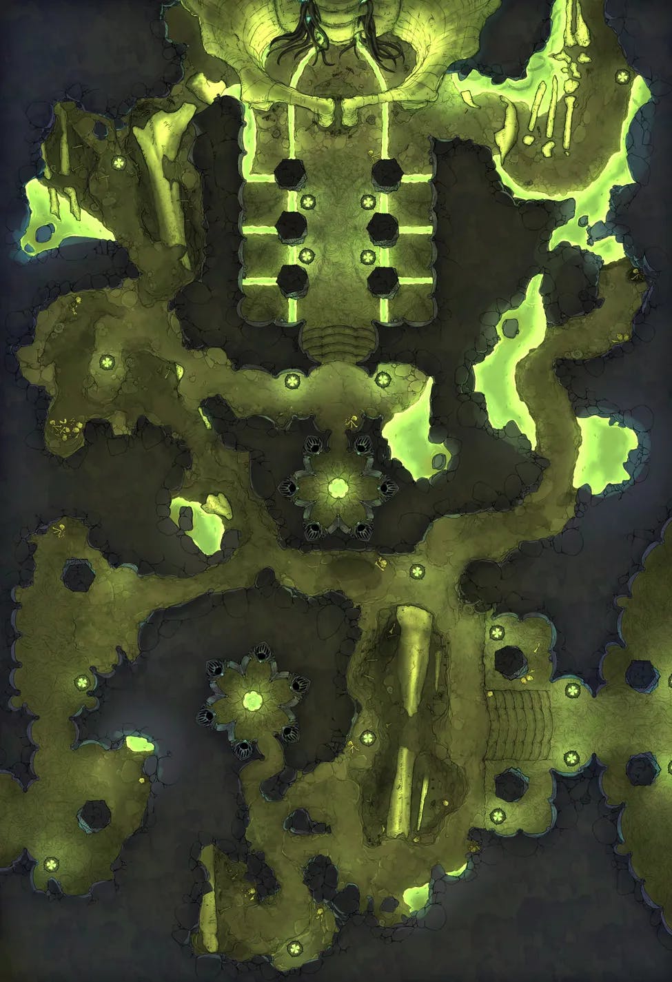 Elder Brain Sacrum Shrine map, Yellow variant thumbnail