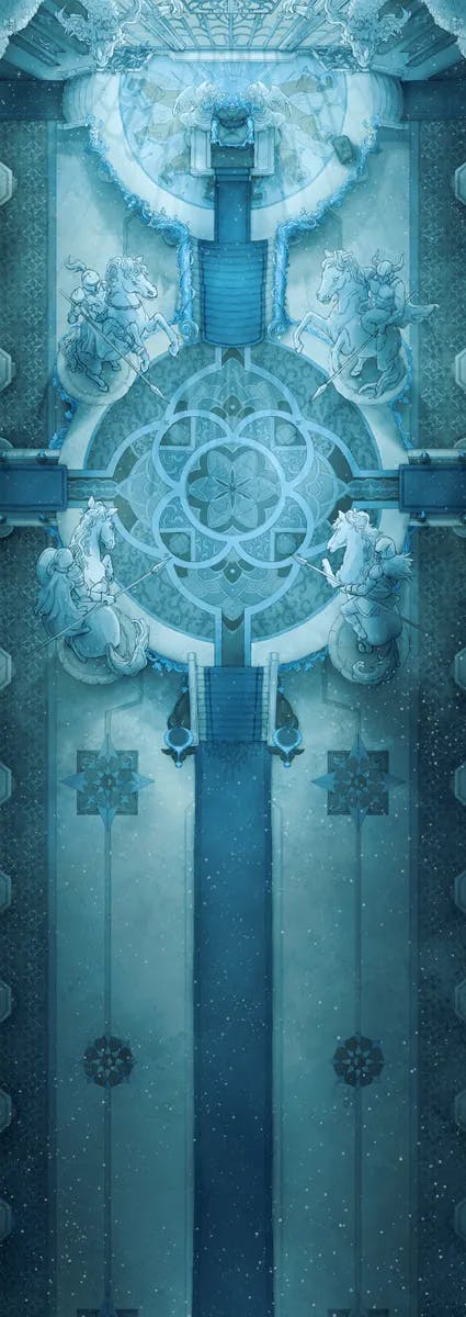 Royal Throne Room map, Frost Throne Chilled variant