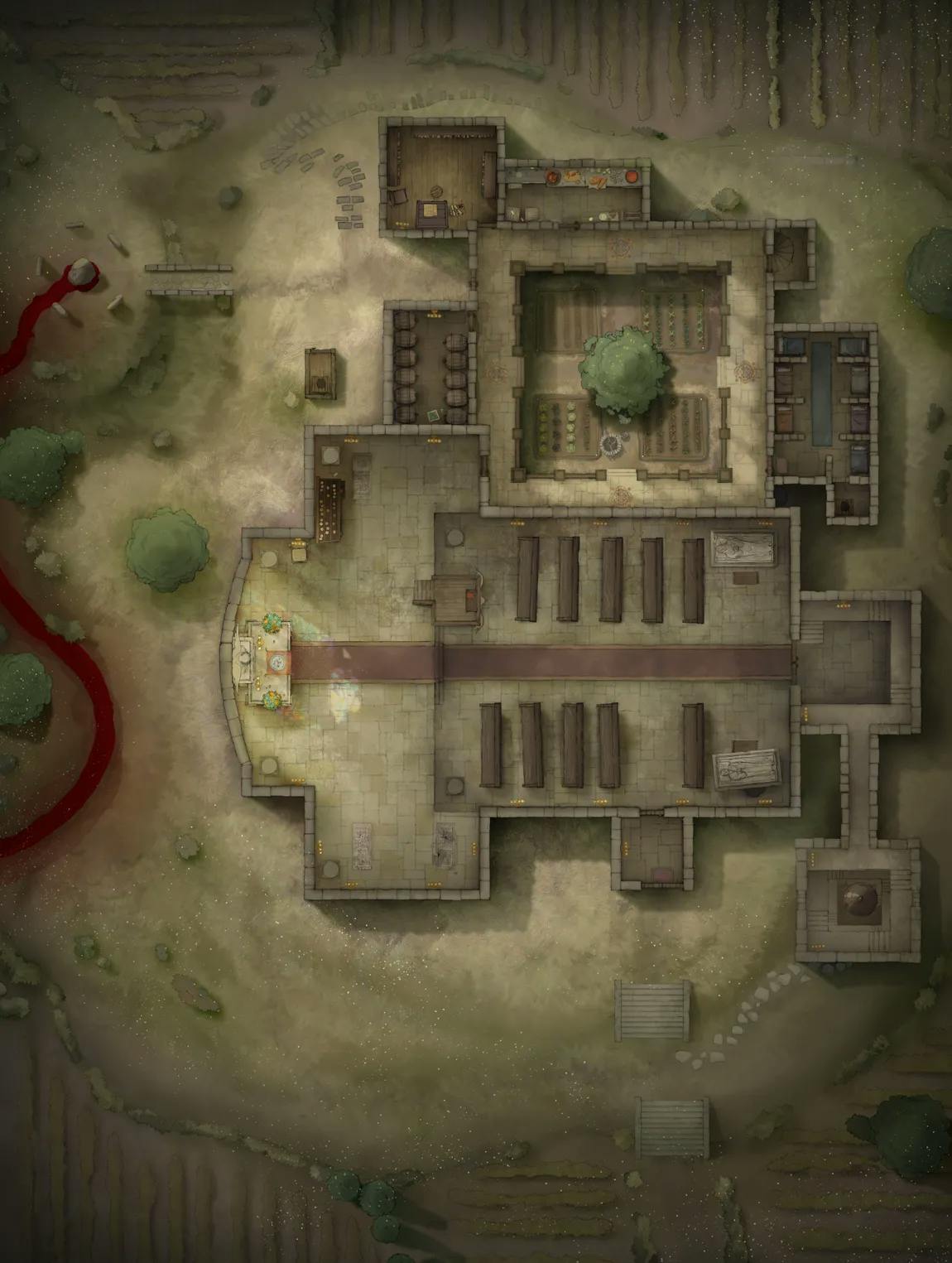 Pseudodragon Lair map, Blood River variant thumbnail