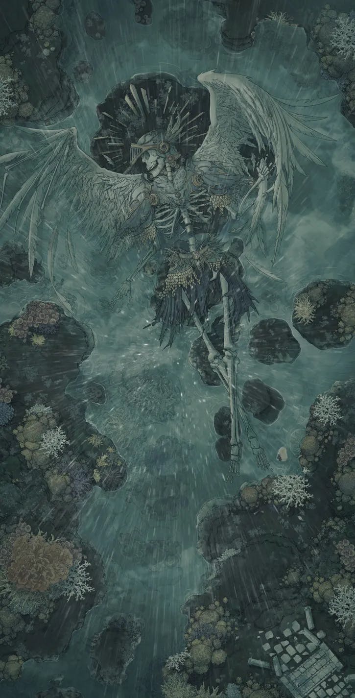 Dead Angel Reef map, Original Rain variant
