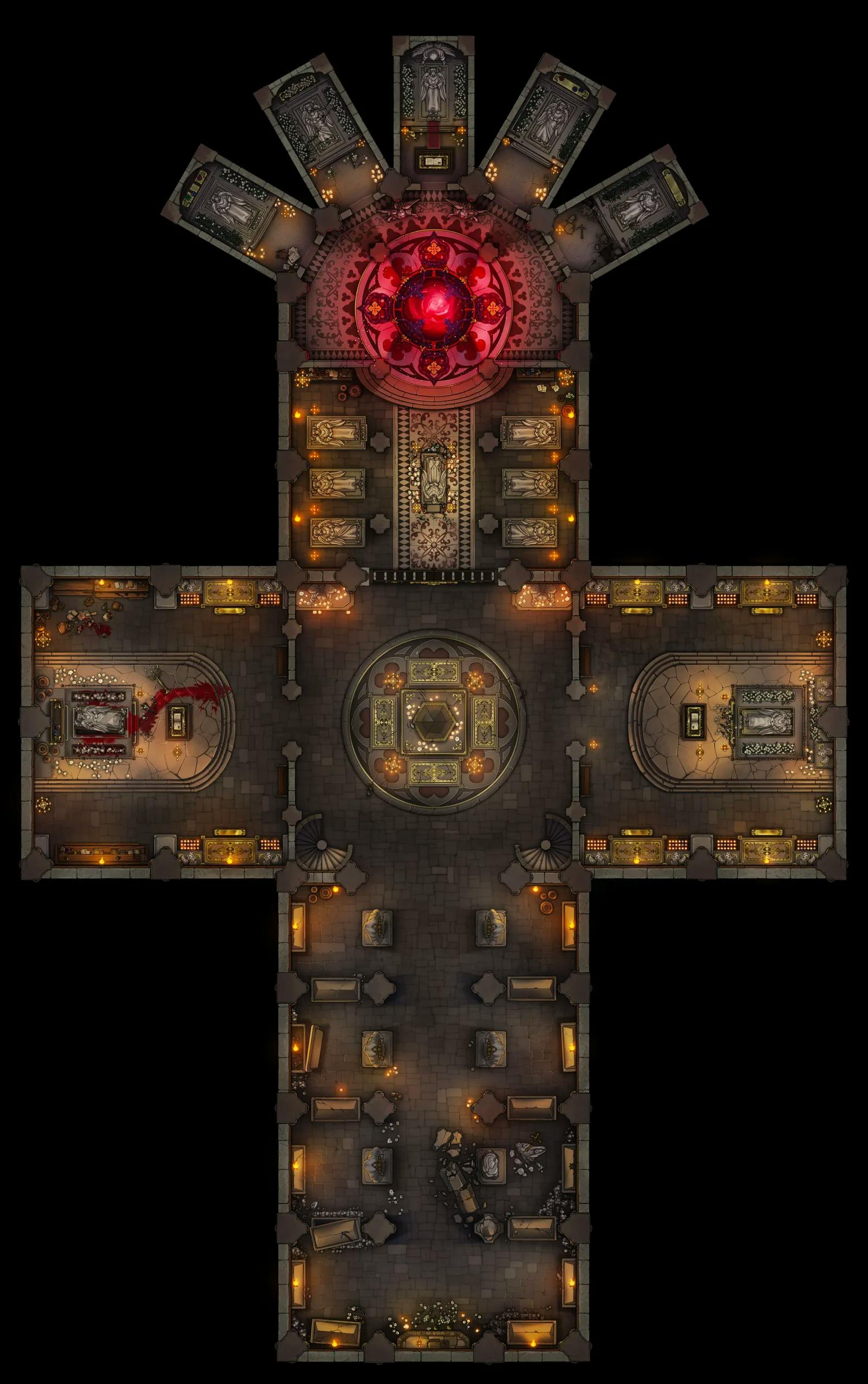 Grand Cathedral Crypt map, Original Day variant thumbnail