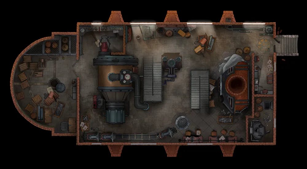 Steam Factory map, Engine Off Floor 1 variant thumbnail
