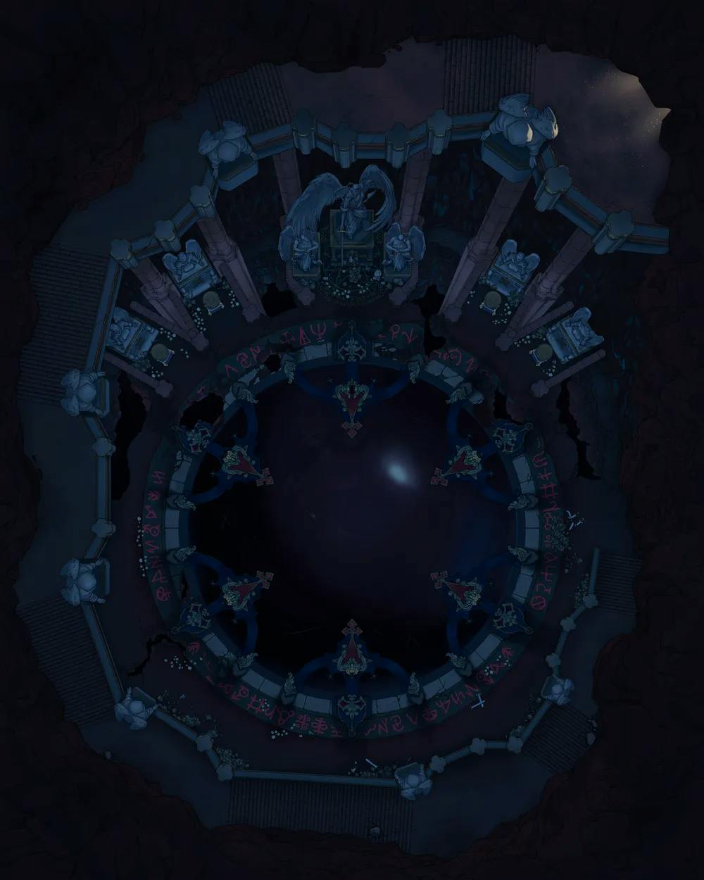 Lich Catacomb map, Dark variant thumbnail