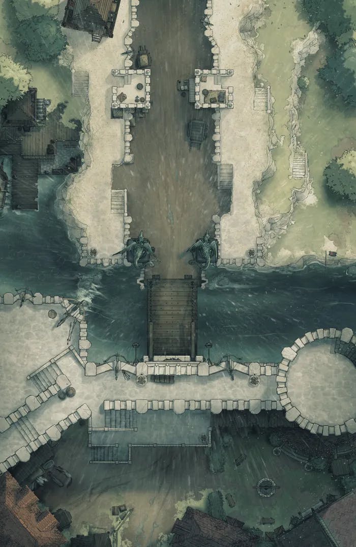River Stronghold map, Rain variant