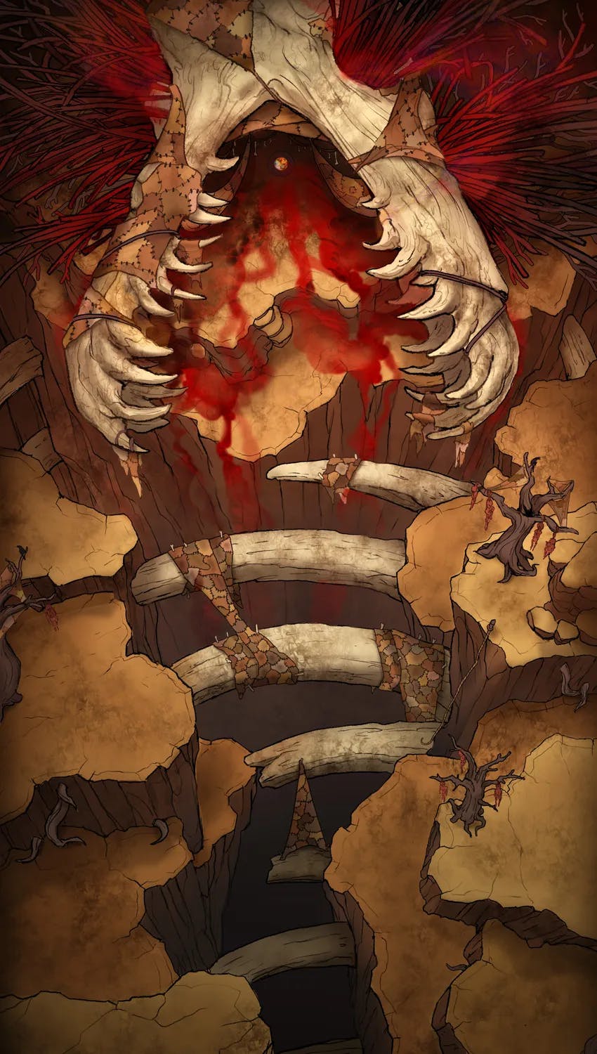 Annis Hag Lair map, Blood Ritual variant
