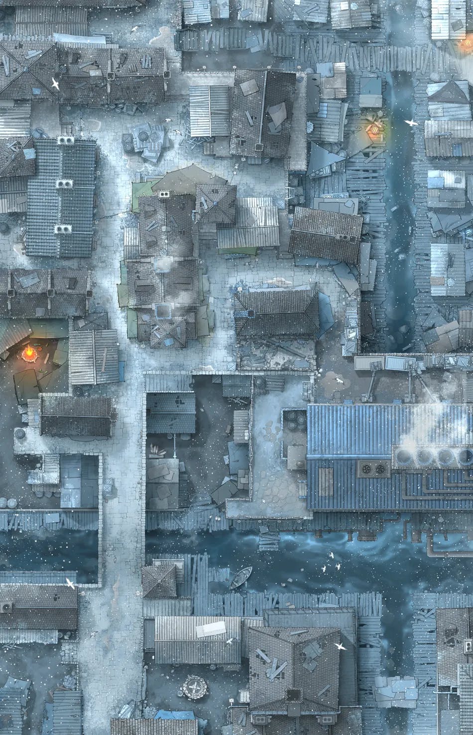 Slum District map, Winter Day variant thumbnail
