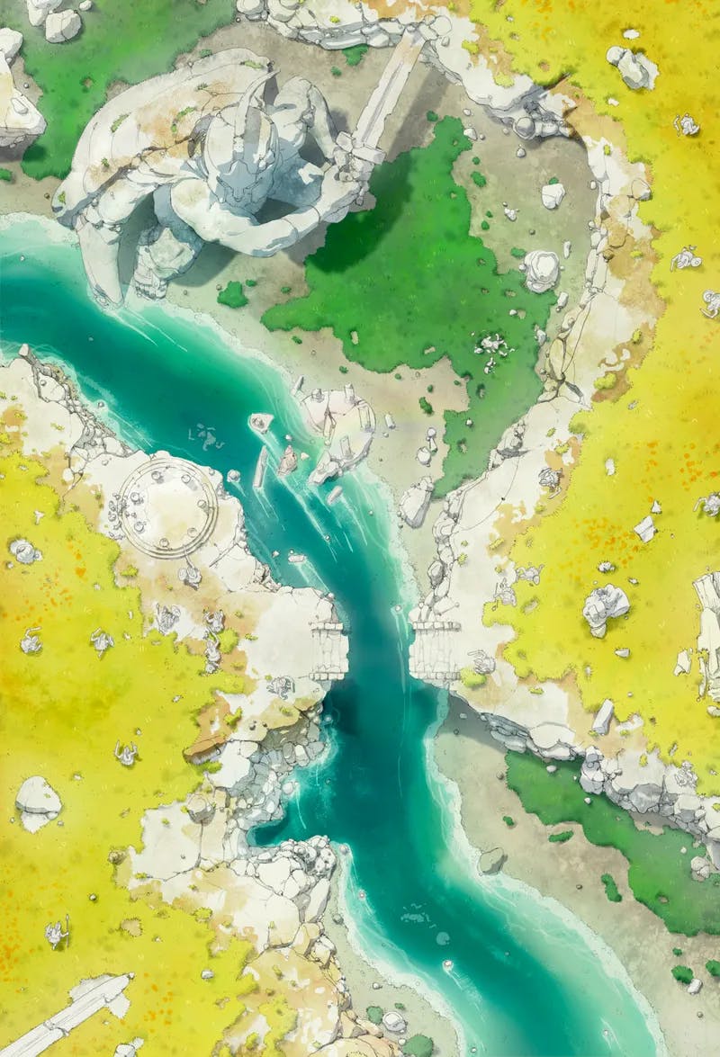 Medusa's Wake map, Broken Bridge Day variant thumbnail