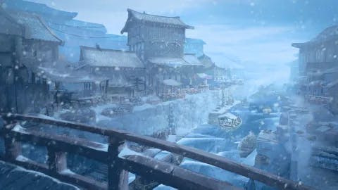 Floating Market map, Winter Day variant