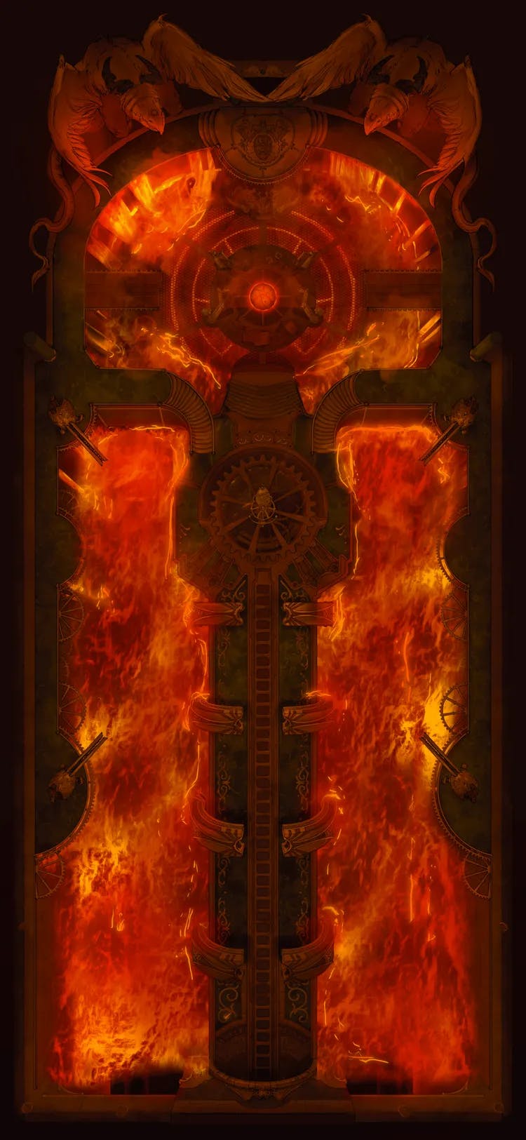 Clockwork Dragon Lair Interior map, Rising 1 variant
