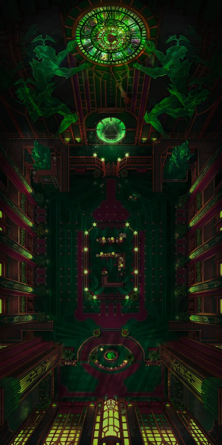 Wizard Vault map, Emerald Hour Portal variant thumbnail
