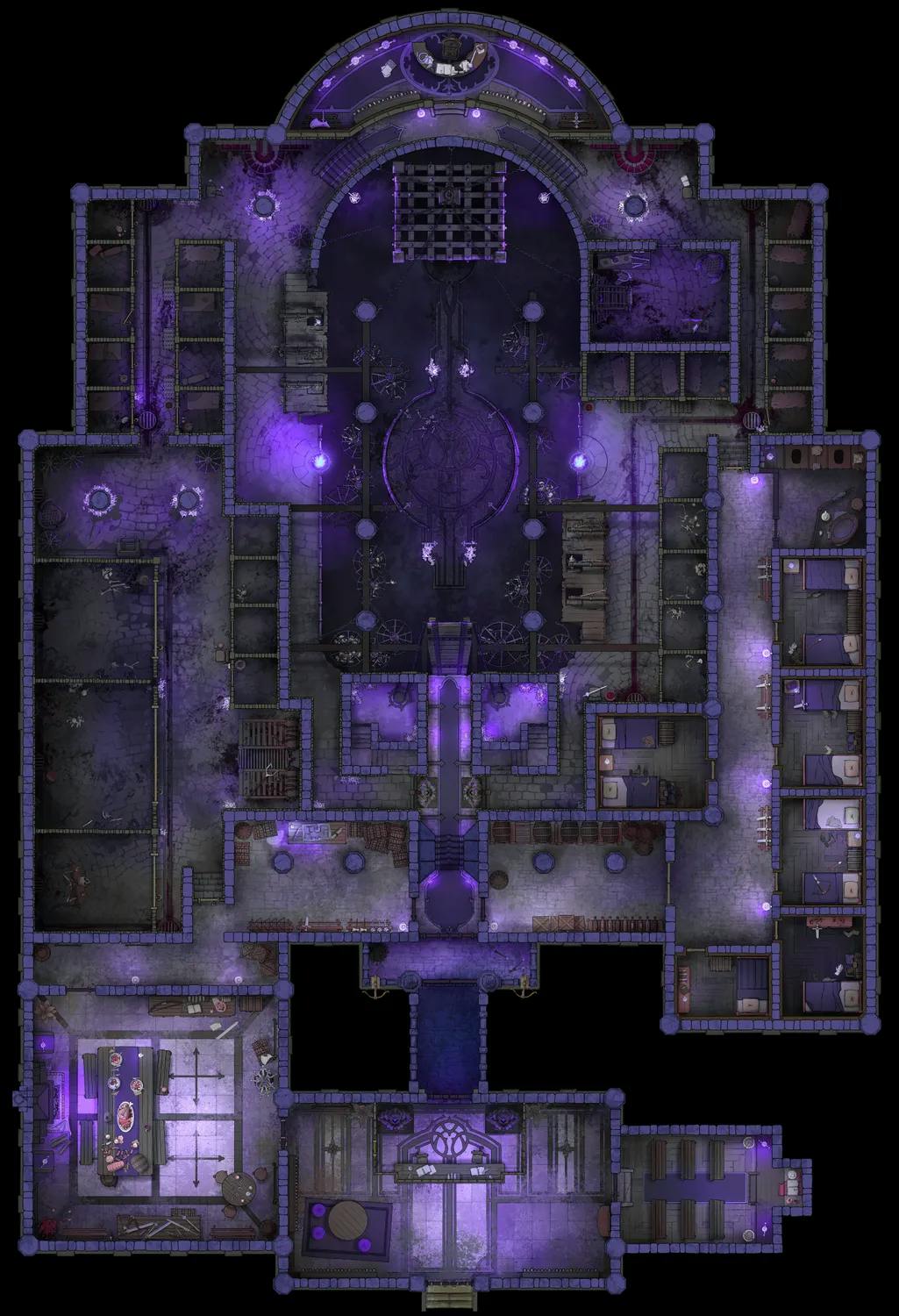 Medieval Jail map, Fire Purple variant thumbnail