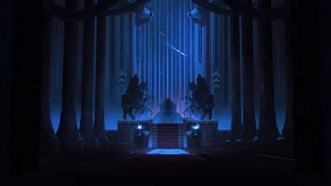 Royal Throne Room map, Starfall variant