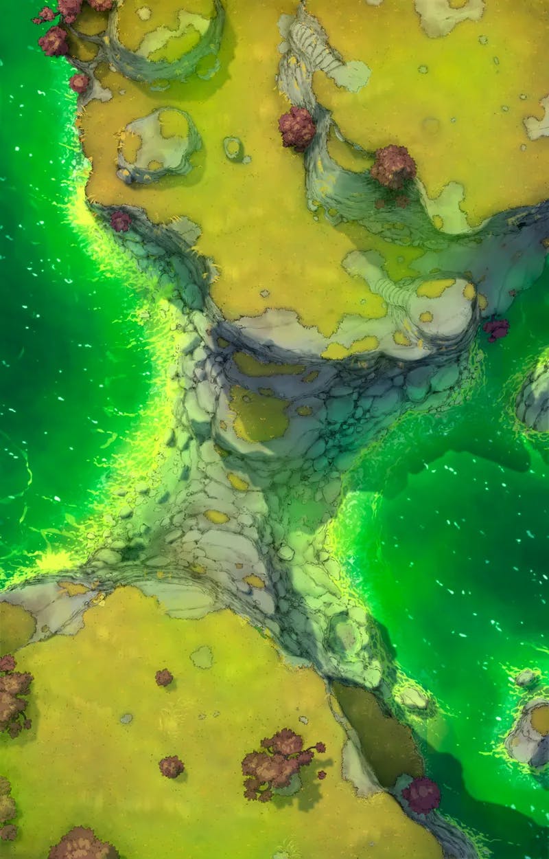 Ropebridge Chasm map, Toxic variant thumbnail
