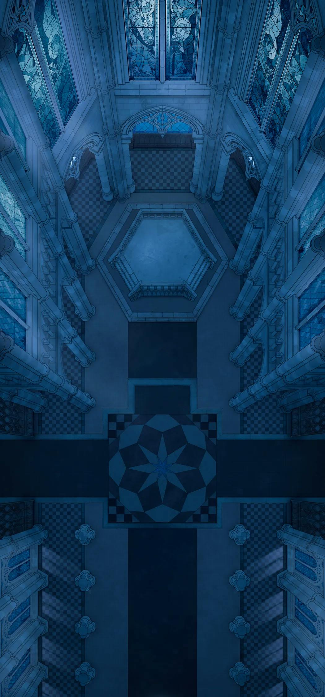 Grand Cathedral Interior map, Empty Night variant thumbnail