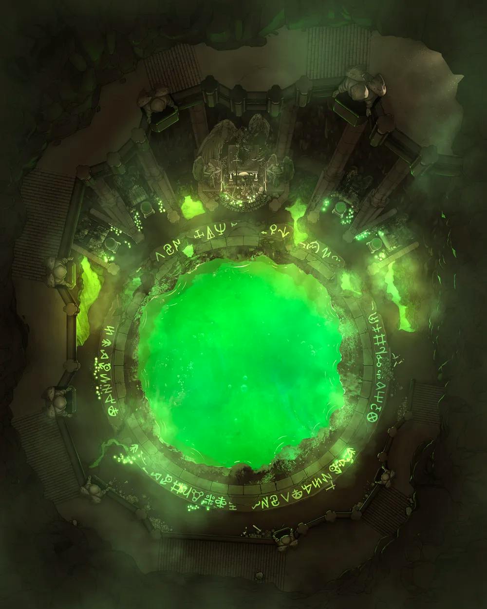 Lich Catacomb map, Toxic Pit variant thumbnail
