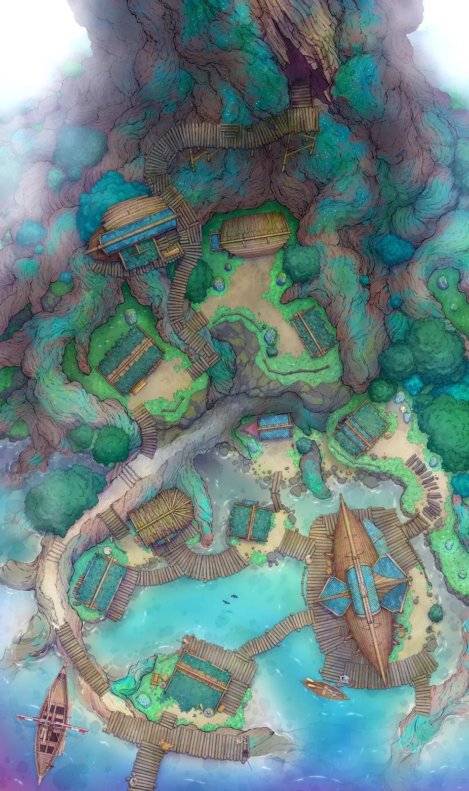 Yggdrasil Village map, Original Day variant thumbnail